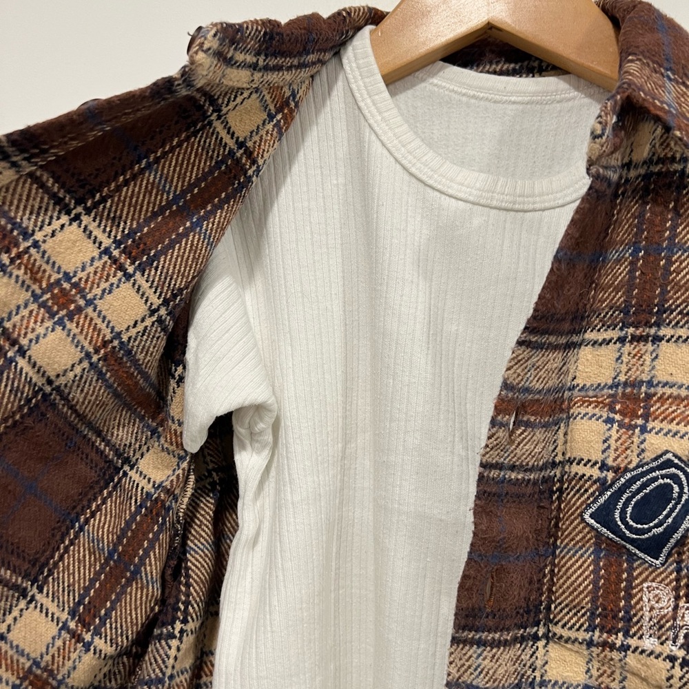 Mini Man, thick flannel shirt - Picture 6 of 12